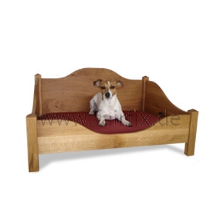 Hundebett zerlegbar aus Massivholz, HB6040FU
