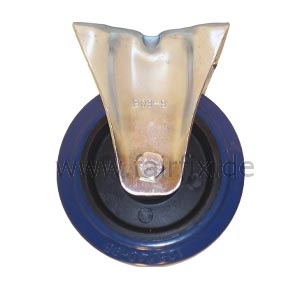 Lenkrolle Elastic-Rad blau - Ø 100/140 kg
